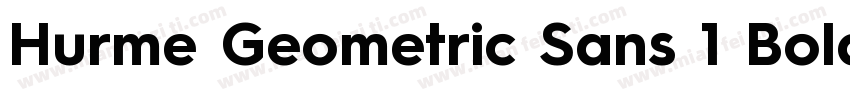 Hurme Geometric Sans 1 Bold Oblique字体转换
